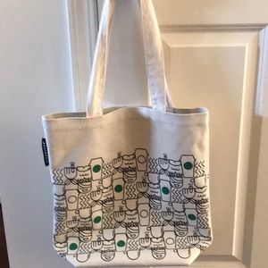 Starbucks canvas tote bag